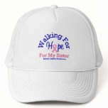 Breast Cancer Walking For Hope For My Sister Mesh Hat