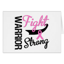 Breast Cancer Warrior Greeting Card