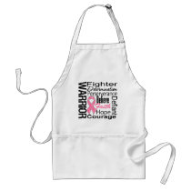 Breast Cancer Warrior Collage Aprons