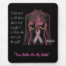 Breast Cancer Warrior Mousepads