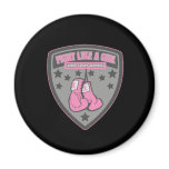 Breast Cancer Wear Fight Like A Girl Patch magnets