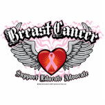 Breast Cancer Wings Acrylic Cut Outs