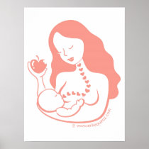 Breast Feeding Mother and Child Print