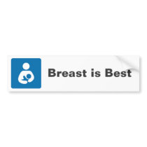 Breast is Best Bumper Stickers