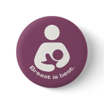 Breast Is Best Icon - Mauve Buttons
