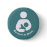 Breast Is Best Icon - Teal Buttons