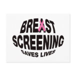 Breast Screen Postcard