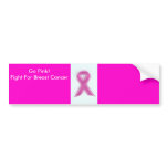 breastcancerribbon, Go Pink!Fight For Breast Ca... bumper stickers