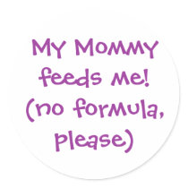 Breastfeeding awareness sticker