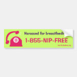 Breastfeeding Harassment Hotline Bumper Sticker