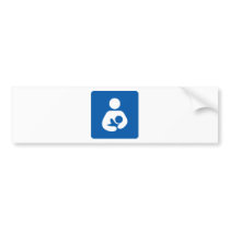 Breastfeeding Icon Bumper Stickers