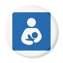 Breastfeeding Icon Fridge Magnets