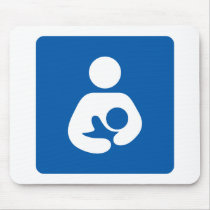 Breastfeeding Icon Mousepads