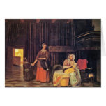 Breastfeeding Mother And Maid And Child By Pieter Cards