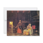 Breastfeeding Mother And Maid And Child By Pieter Personalized Invitations