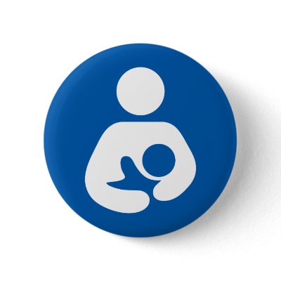 Breastfeeding / Nursing Icon Button by TerryBain