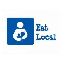 Breastfeeding / Nursing Icon Postcards