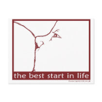 Breastfeeding - the best start in life post card