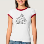 Breastfeeding twins, toddler and baby design t-shirts