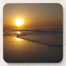 Breath taking ocean sunrise coasters