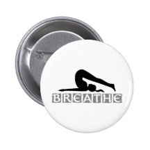 BREATHE Yoga Pinback Buttons