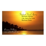 Breathtaking Sunset Travel Agency Business Card