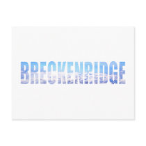 Breckenridge, Colorado Post Card