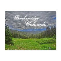 Breckenridge Colorado scenic postcard