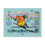Breckenridge Colorado ski postcard