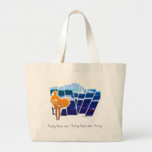 Breezy Beach Wear Surfer Guy Beach Tote Bag