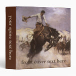 Breezy Riding by WHD Koerner, Vintage Rodeo Cowboy Binder