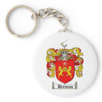 BRENNAN FAMILY CREST -  BRENNAN COAT OF ARMS KEYCHAINS