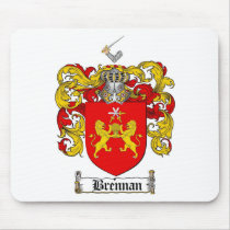 BRENNAN FAMILY CREST -  BRENNAN COAT OF ARMS MOUSE PAD