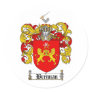 BRENNAN FAMILY CREST -  BRENNAN COAT OF ARMS ROUND STICKER