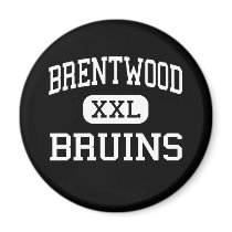 Brentwood - Bruins - High - Brentwood Tennessee Fridge Magnet