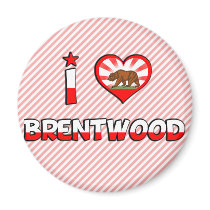 Brentwood, CA Fridge Magnet