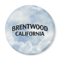 Brentwood California Fridge Magnet