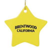 Brentwood California Christmas Ornament