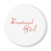 Brentwood Girl tee shirts Magnets