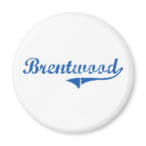 Brentwood New Hampshire Classic Design Fridge Magnets