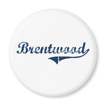 Brentwood Pennsylvania Classic Design Magnets