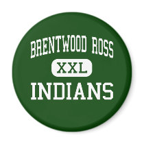 Brentwood Ross - Indians - High - Brentwood Refrigerator Magnets