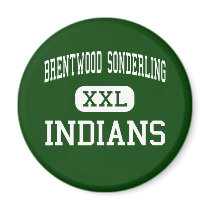 Brentwood Sonderling - Indians - High - Brentwood Refrigerator Magnets