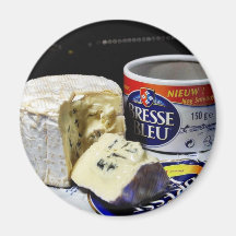 Bresse Bleu Cheese Magnets