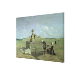 Breton Women at the Well near Batz, c.1842 Gallery Wrap Canvas