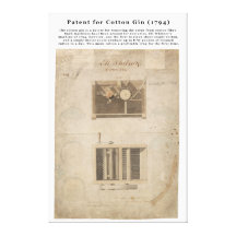 Brevet ORIGINAL pour le genièvre de coton (1794) Impressions Sur Toile