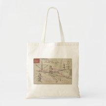 Brevet vintage Fourre-tout de machine de vol Sac En Toile