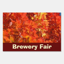 Brewery Fair outdoor signs Brewfest Festivals sign