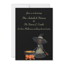 "Brewing Up a Wedding Shower" - Costume Party Invitation
