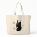 Briard (black) History Design Canvas Bags